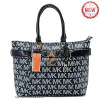 michael kors jet set logo groot zwart bakken Groothandel Tassen q038r244